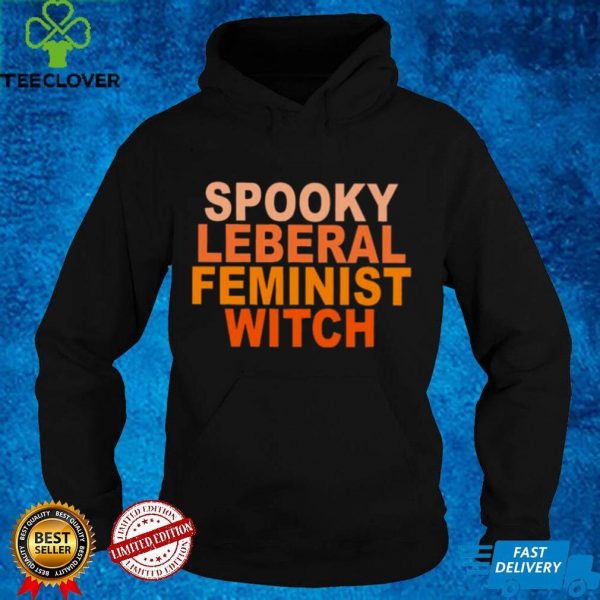 Spooky Liberal Feminist Witch Vintage Shirt