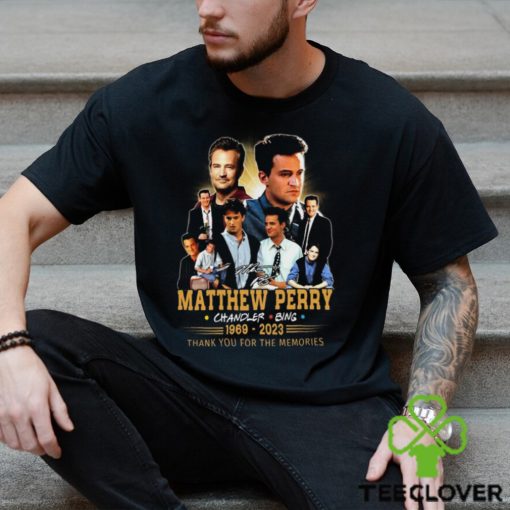 Matthew Perry Chandler Bing 1969 2023 Thank You For The Memories Shirt