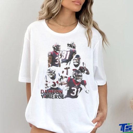 DAMEON PIERCE HOUSTON TEXANS FOOTBALL VINTAGE 2023 T SHIRT