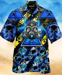 DANGEROUS SKULL COMES HERE UNISEX HAWAIIAN SHIRT