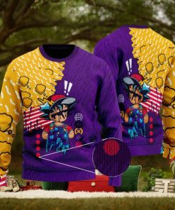 DBZ Hypebeast Kid Goku Grime Artwork Ugly Sweater