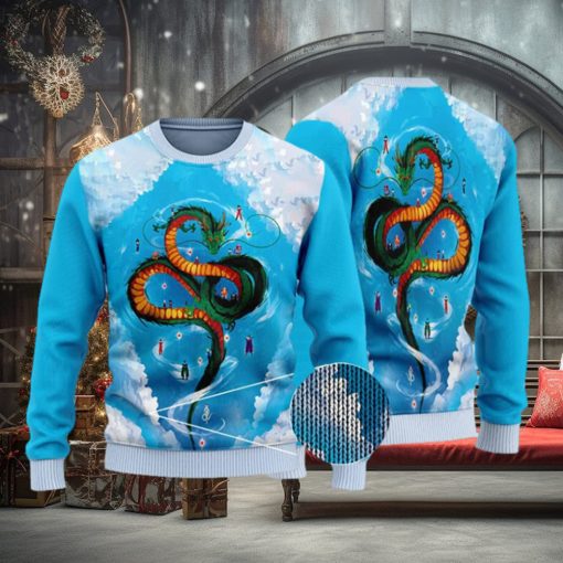 DBZ Majestic Dragon Shenron Ugly Christmas Sweater