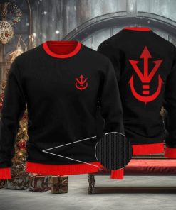 DBZ Saiyan Royal Family Crest Awesome Ugly Sweater