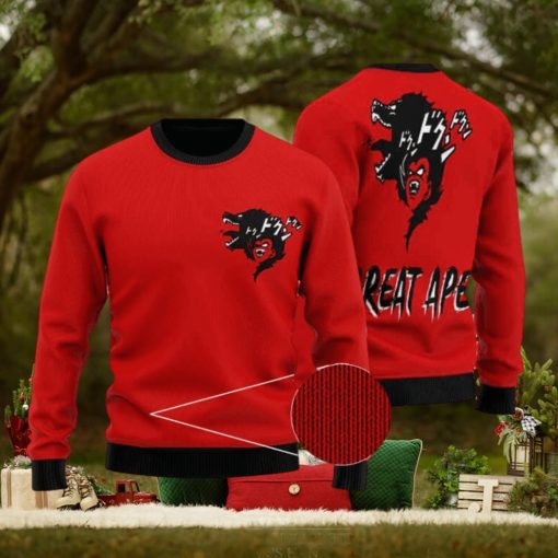 DBZ Super Saiyan 4 Vegeta Great Ape Red Ugly Sweater
