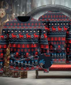 DBZ Vegeta Saiyan Pattern Ugly Christmas Sweater