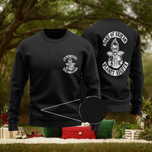 DBZ Vegeta Sons Of Saiyan Parody Amazing Ugly Sweater