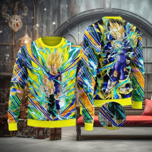 DBZ Vegeta & Trunks SS Aura Ugly Xmas Sweater