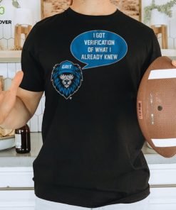 DETROIT VERIFICATION SHIRT 2 DETROIT VERIFICATION SHIRT