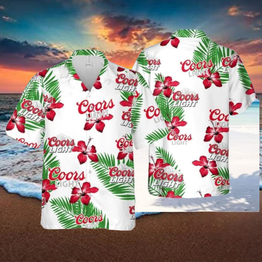 Coors Light Hawaiian Shirt Gift For Beach Trip Coors Light Hawaiian Shirt Gift For Beach Trip