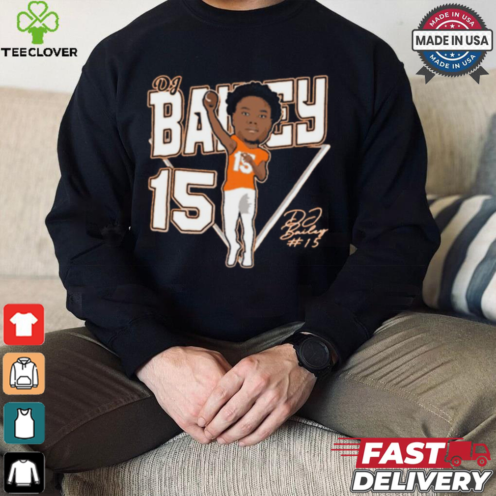 DJ Bailey 15 NCAA 2024 Sam Houston Bearkats football Caricature Signature t hoodie, sweater, longsleeve, shirt v-neck, t-shirt