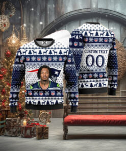 DJ James New England Patriots Ugly Christmas Sweater