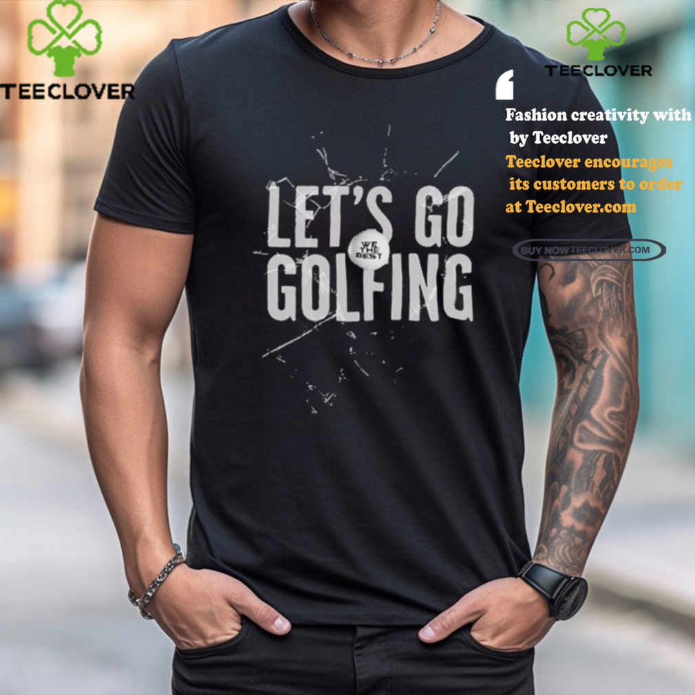 DJ KHALED Let’s Go Golfing Black Shattered Shirt DJ KHALED Let’s Go Golfing Black Shattered Shirt