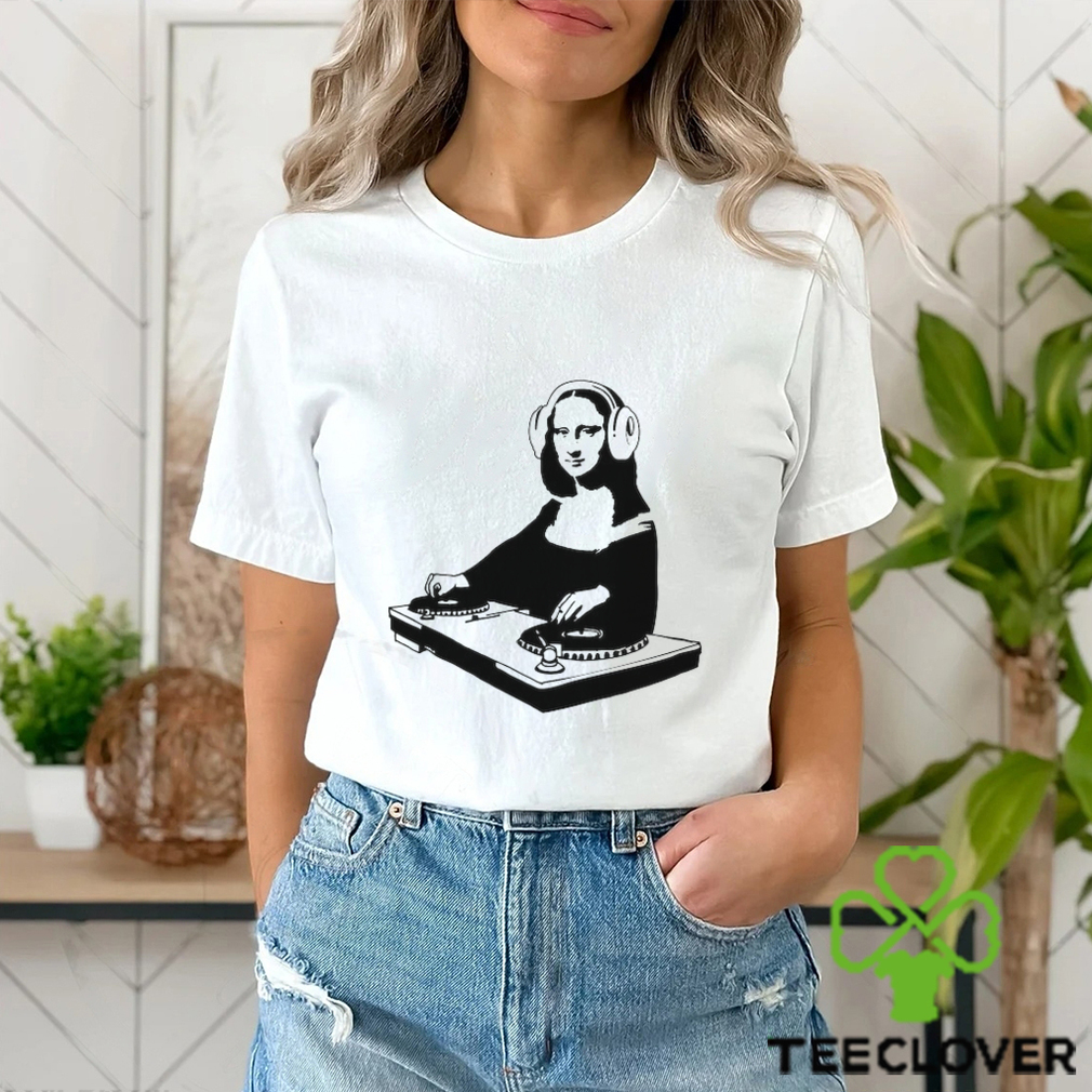 DJ Mona Lisa Shirt graphic tees, aesthetic shirt, music gift