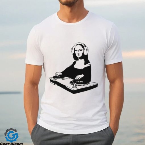 DJ Mona Lisa Shirt  graphic tees, aesthetic shirt, music gift ,music t shirt