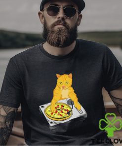 DJ Pizza Cat by Basement Mastermind shirt