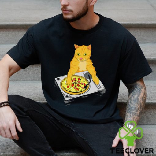 DJ Pizza Cat by Basement Mastermind hoodie, sweater, longsleeve, shirt v-neck, t-shirt