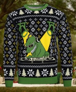 DJ T Rex Ugly Christmas Sweater