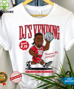DJ’s Vending keeping the pack fed Raleigh NC caricature shirt