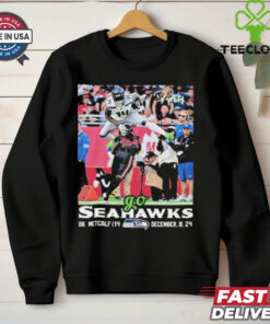 DK Metcalf Jumps Over Starling Thomas V Go Seahawks Shirt