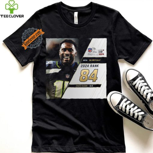 DK Metcalf Rank 84 The NFL Top 100 Player Of 2024 T Shirt