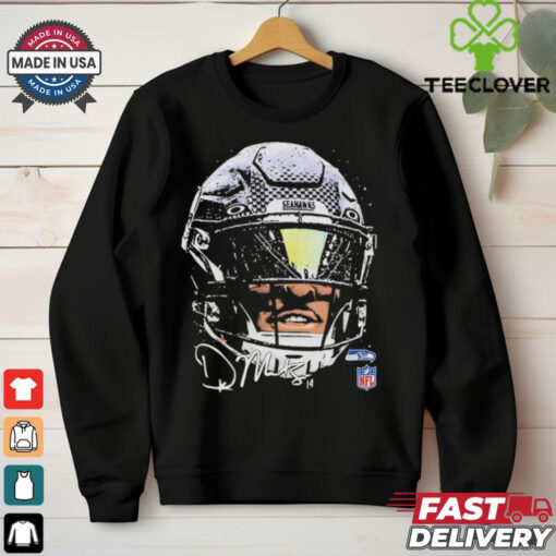 DK Metcalf Seattle Seahawks NFL football big face signature graphic shirt