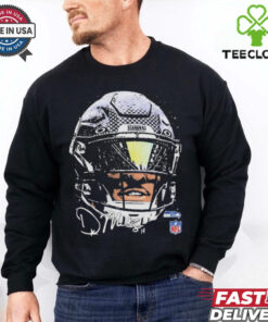 DK Metcalf Seattle Seahawks NFL football big face signature graphic shirt