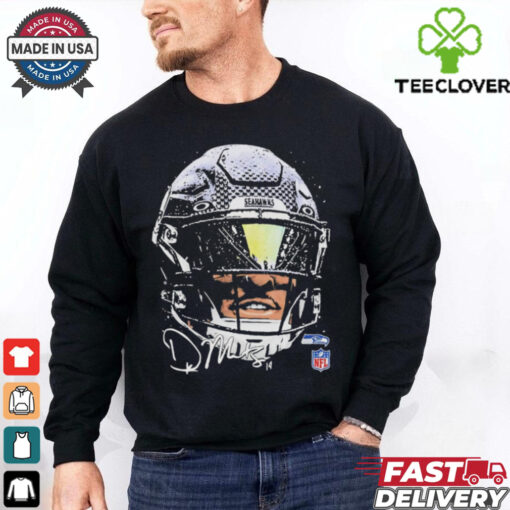 DK Metcalf Seattle Seahawks NFL football big face signature graphic shirt
