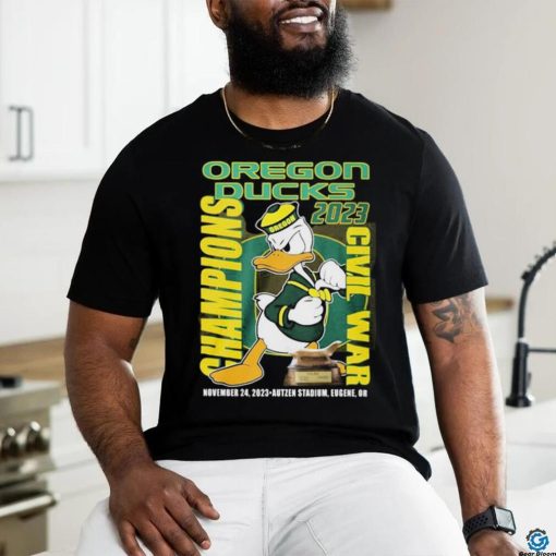 The Oregon Duck Mascot 2023 Civil War Champions Shirt