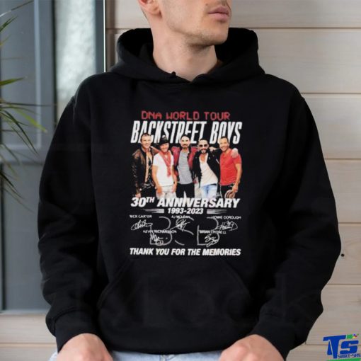 DNA World Tour Backstreet Boys 30th Anniversary 1993 – 2023 Thank You For The Memories T Shirt