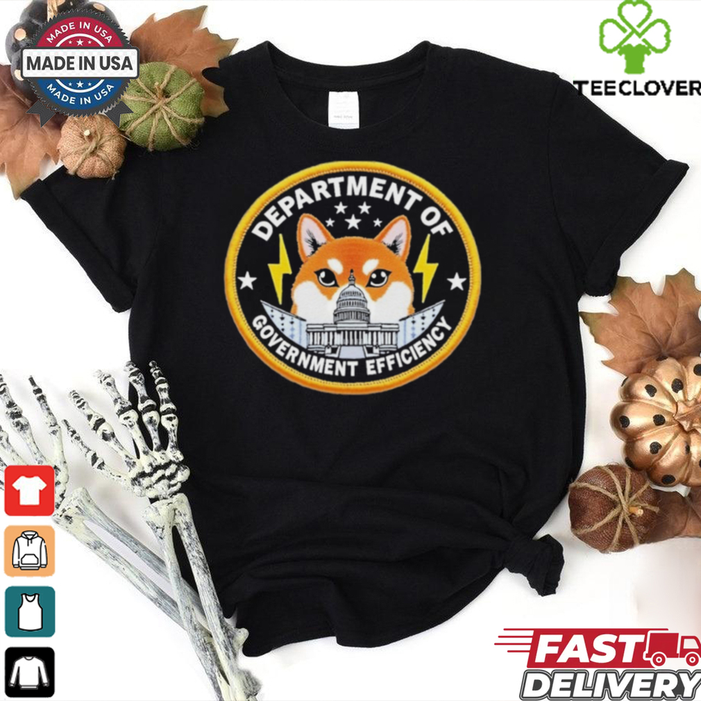 DOGE Patch Department of Government Efficiency Patch Logo T Shirt DOGE Patch Department of Government Efficiency Patch Logo T Shirt
