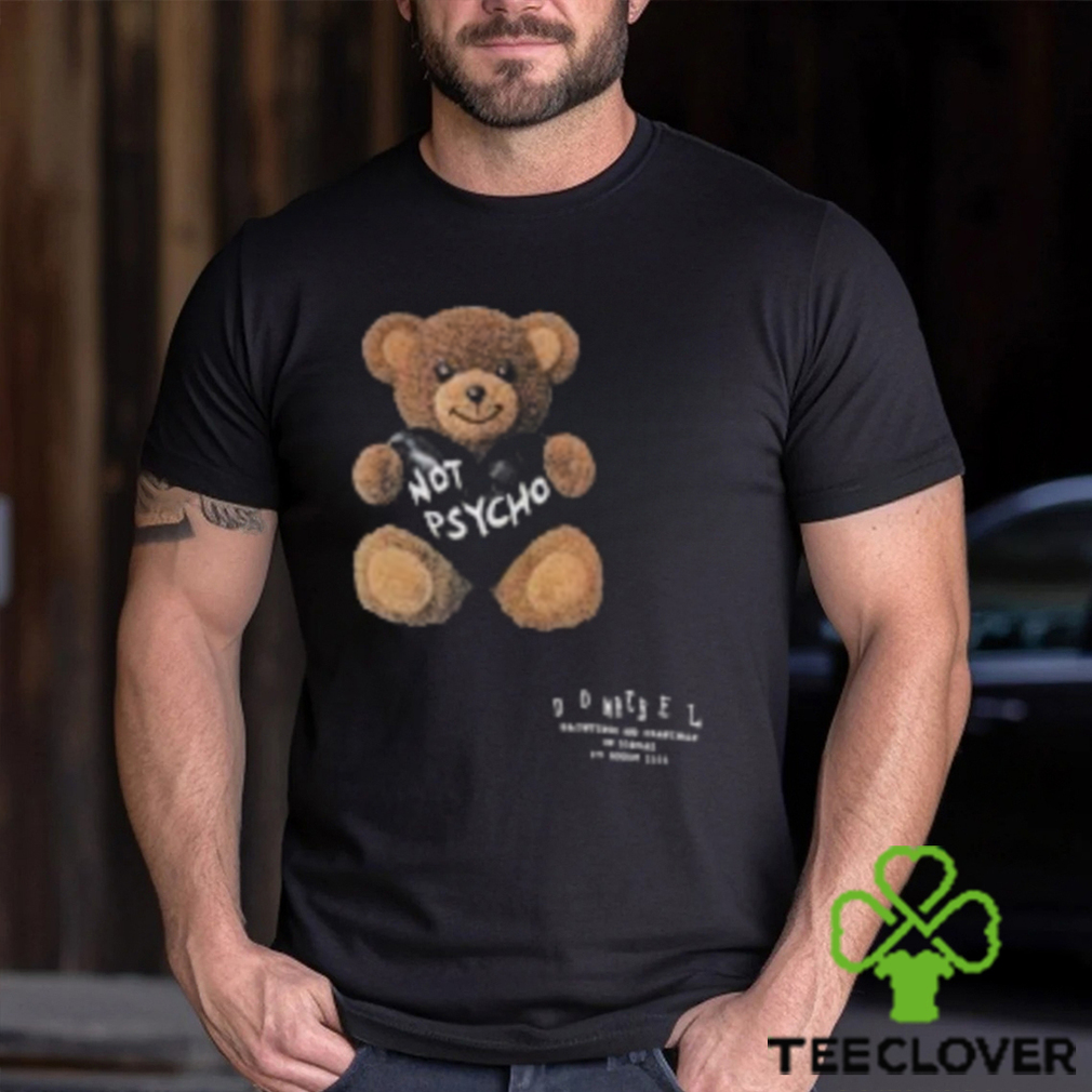 DOMREBEL Cotton Psycho Bear T Shirt DOMREBEL Cotton Psycho Bear T Shirt