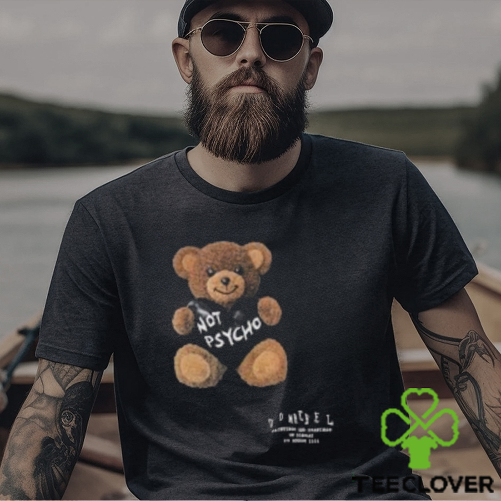 DOMREBEL Cotton Psycho Bear T Shirt DOMREBEL Cotton Psycho Bear T Shirt