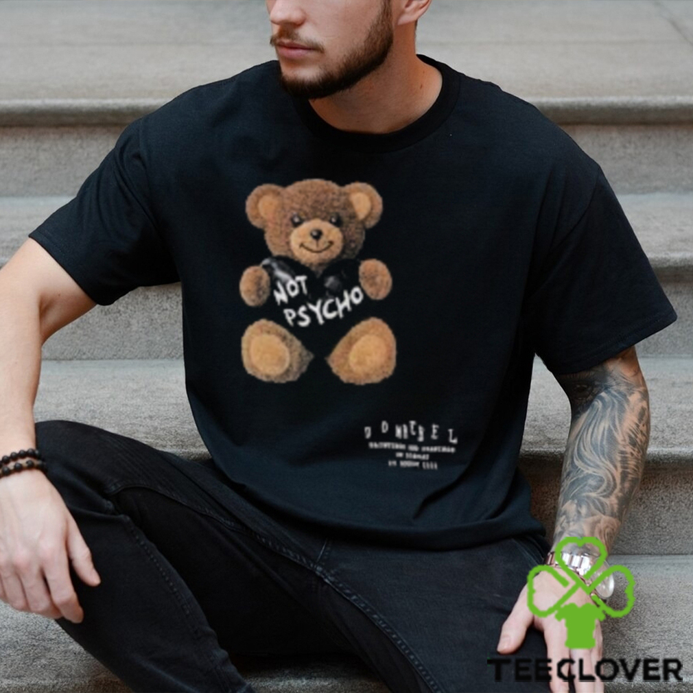 DOMREBEL Cotton Psycho Bear T Shirt DOMREBEL Cotton Psycho Bear T Shirt