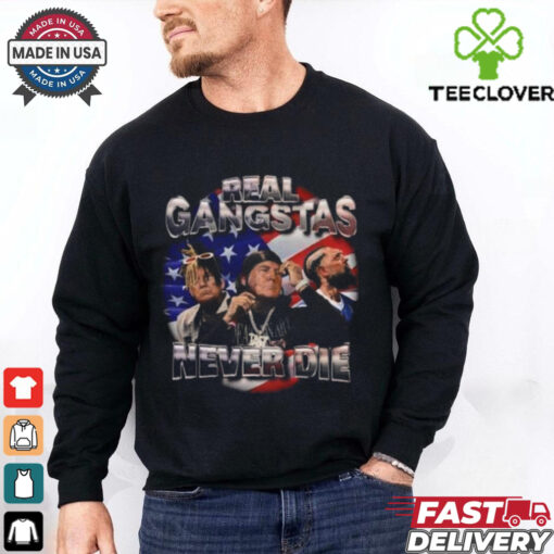 DONALD TRUMP REAL GANGSTAS NEVER PASS SHIRT