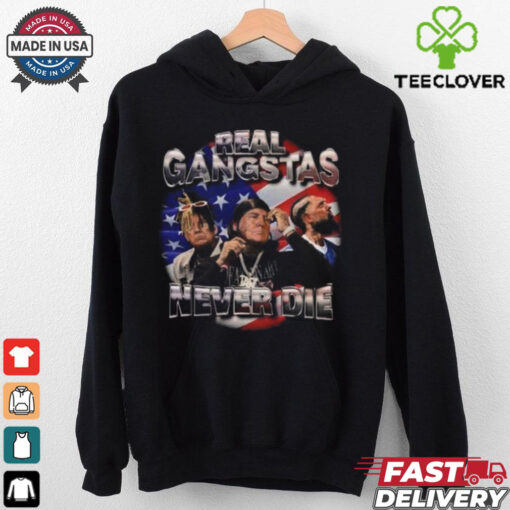 DONALD TRUMP REAL GANGSTAS NEVER PASS SHIRT
