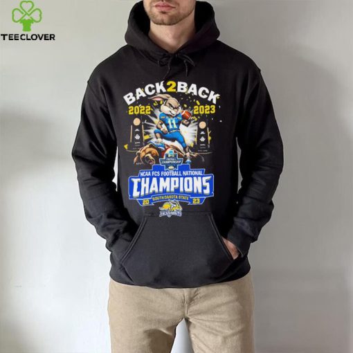 DSU Jackrabbits Mascot Back To Back 2022 2023 NCAA FCS Football National Champions Shirt