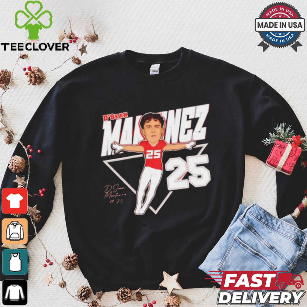 D’Sean Martinez 2024 25 Football Design shirt D’Sean Martinez 2024 25 Football Design shirt