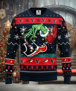 Houston Texans Grinch Christmas Ugly Sweater