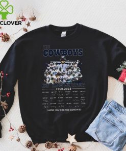 The Dallas Cowboys 63rd Anniversary 1960 2023 Thank You For The Memories Signatures shirt 4 The Dallas Cowboys 63rd Anniversary 1960 2023 Thank You For The Memories Signatures shirt