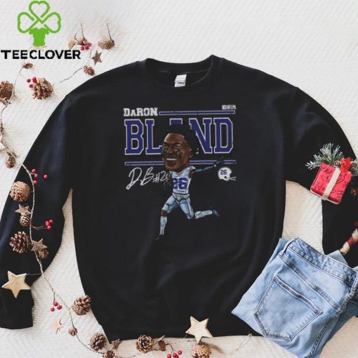 DaRon Bland Dallas Cartoon WHT Shirt
