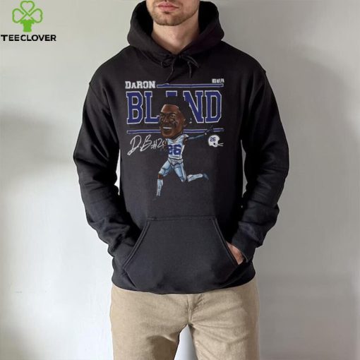 DaRon Bland Dallas Cartoon WHT Shirt
