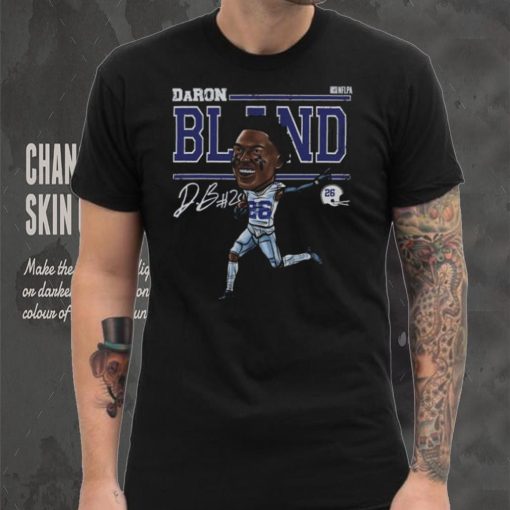 DaRon Bland Dallas Cartoon WHT Shirt