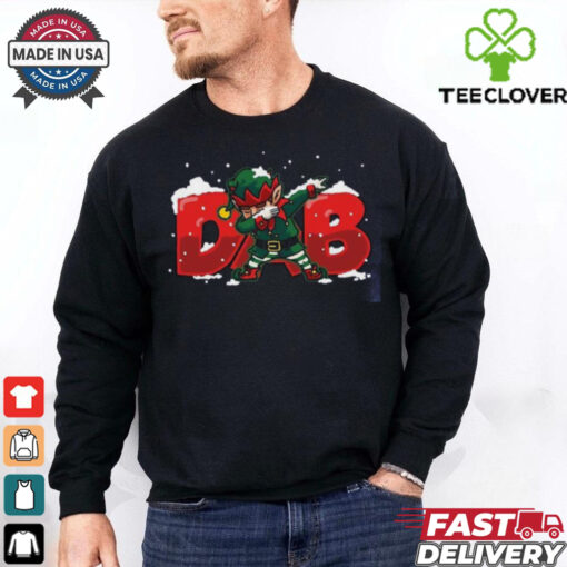 Dab Elf Dabbing Elf Christmas Shirt