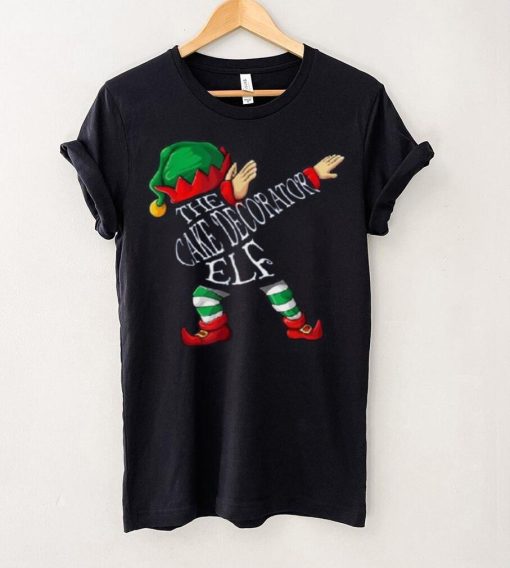 Dabbing Cake Decorator Elf Christmas Shirt