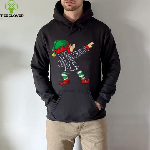Dabbing Cake Decorator Elf Christmas Shirt