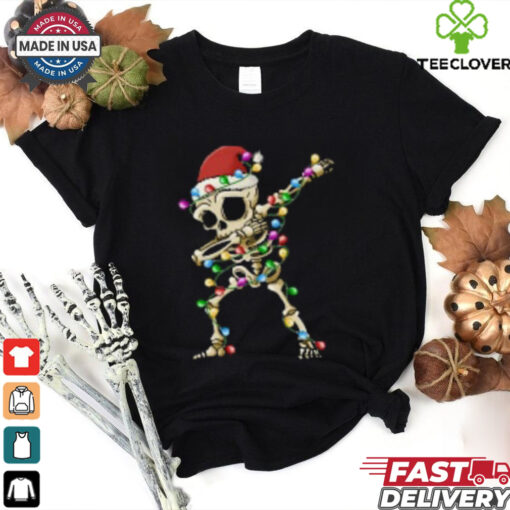 Dabbing Skeleton Christmas Crewneck shirt