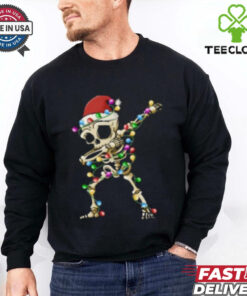Dabbing Skeleton Christmas Crewneck shirt