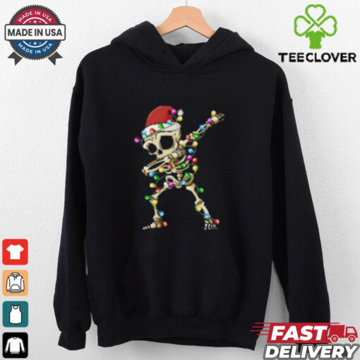 Dabbing Skeleton Christmas Crewneck shirt