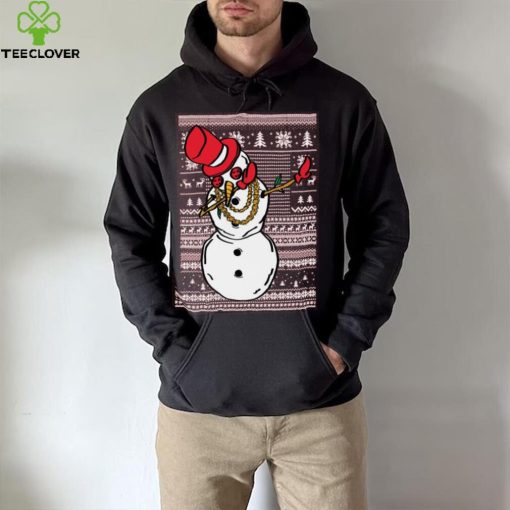 Dabbing Snowman Merry Ugly Christmas Thoodie, sweater, longsleeve, shirt v-neck, t-shirt Unisex Crewneck Graphic Sweathoodie, sweater, longsleeve, shirt v-neck, t-shirt