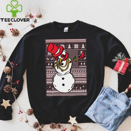 Dabbing Snowman Merry Ugly Christmas Thoodie, sweater, longsleeve, shirt v-neck, t-shirt Unisex Crewneck Graphic Sweathoodie, sweater, longsleeve, shirt v-neck, t-shirt